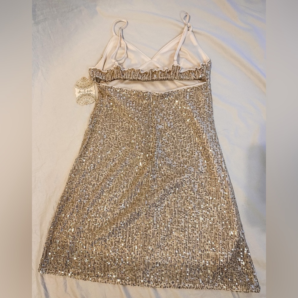 Sequin Slip Dress Size Medium - Picture 5 of 7